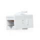 Conector Keystone Cat6 Pass-Through UniFi Ubiquiti, Pachet 12 buc., UACC-Keystone-Coupler-C6